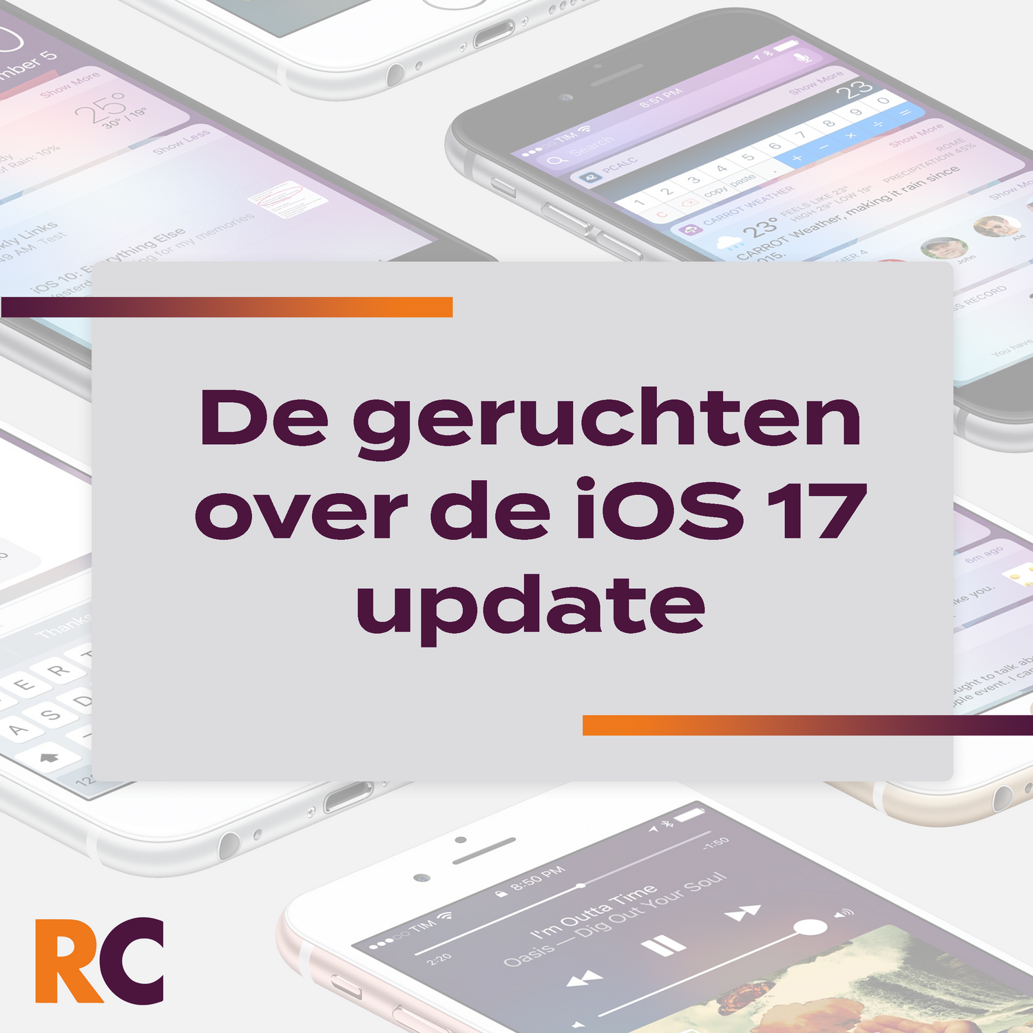 De geruchten over iOS 17